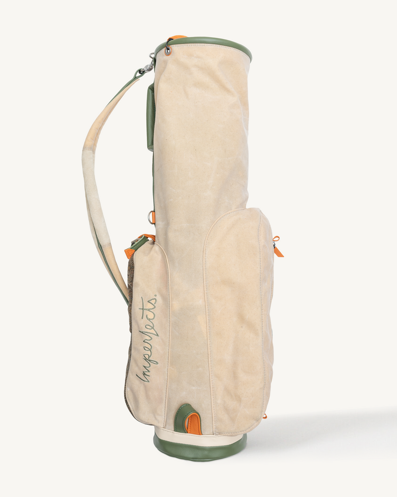 Mr. Lynch's Golf Bag in Beige | Imperfects x MacKenzie-Imperfects Collaboration-Imperfects