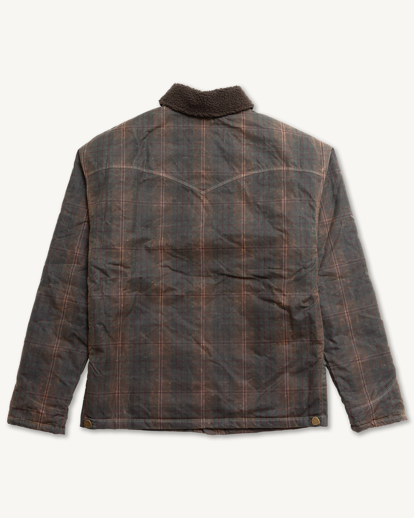 Mr. Lynch's Sherpa Shepherds Shirt in Waxed Tartan-Imperfects-Imperfects