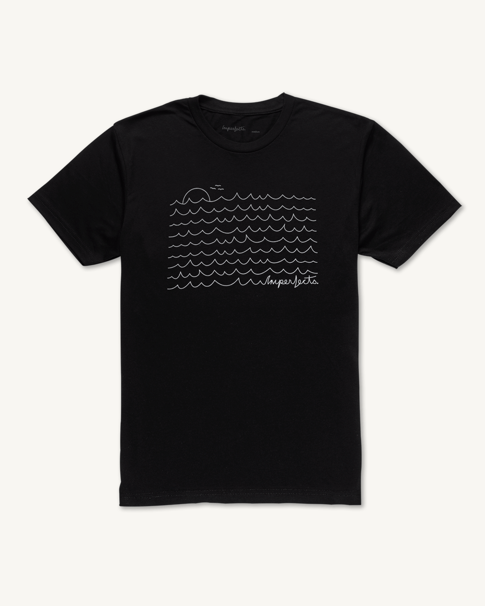 OG Waves Tee in Jet Black-Imperfects-Imperfects