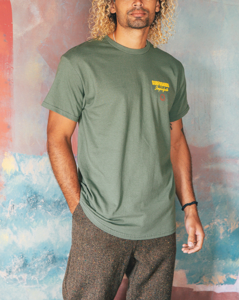 Quad Egg Speed Egg Tee in Washed Fatigue-Imperfects-Imperfects