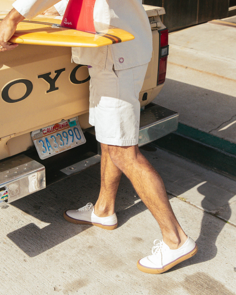 SeaVees x Imperfects Legend Sneaker in Natural Organic Duck Canvas-SeaVees-Imperfects