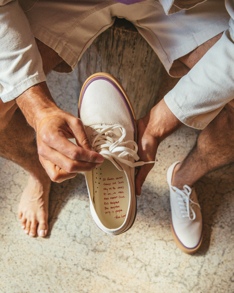 SeaVees x Imperfects Legend Sneaker in Natural Organic Duck Canvas-SeaVees-Imperfects