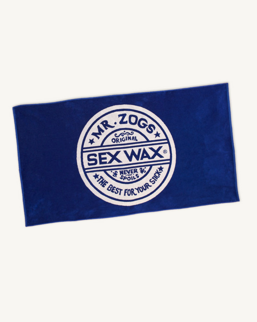 Sexwax Jacquard Beach Towel in Blue-Sexwax-Imperfects