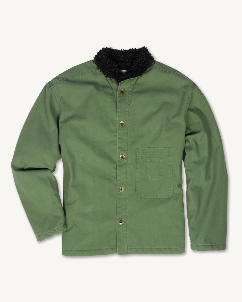 Sherpa Shepherds Shirt in Fatigue Canvas-Imperfects-Imperfects