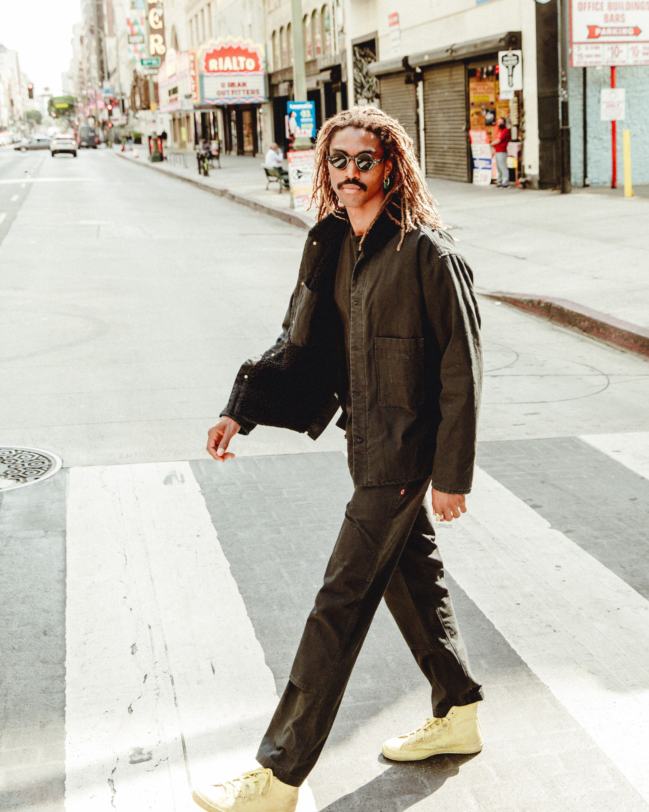 Sherpa Shepherds Shirt in Obsidian Canvas-Imperfects-Imperfects