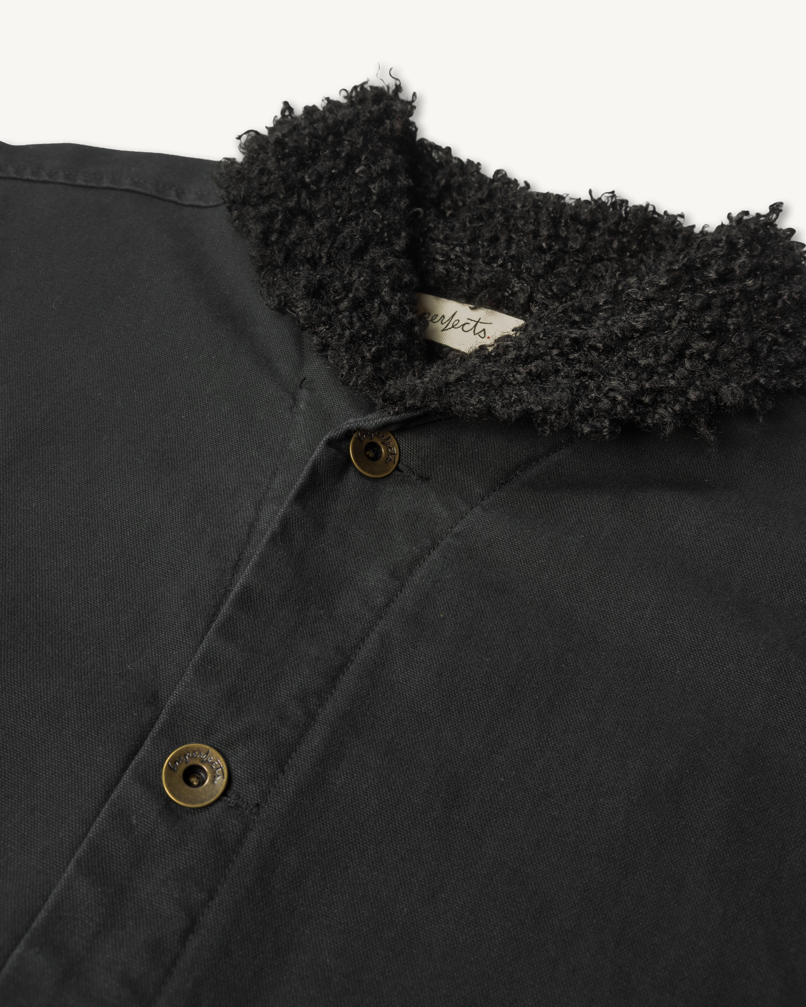 Sherpa Shepherds Shirt in Obsidian Canvas-Imperfects-Imperfects