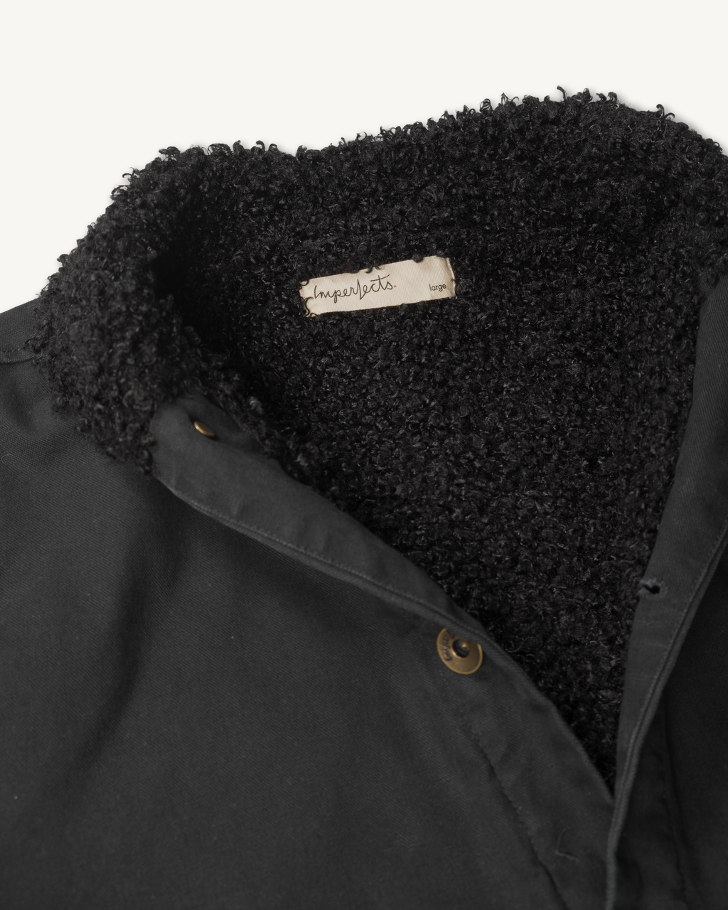 Sherpa Shepherds Shirt in Obsidian Canvas-Imperfects-Imperfects