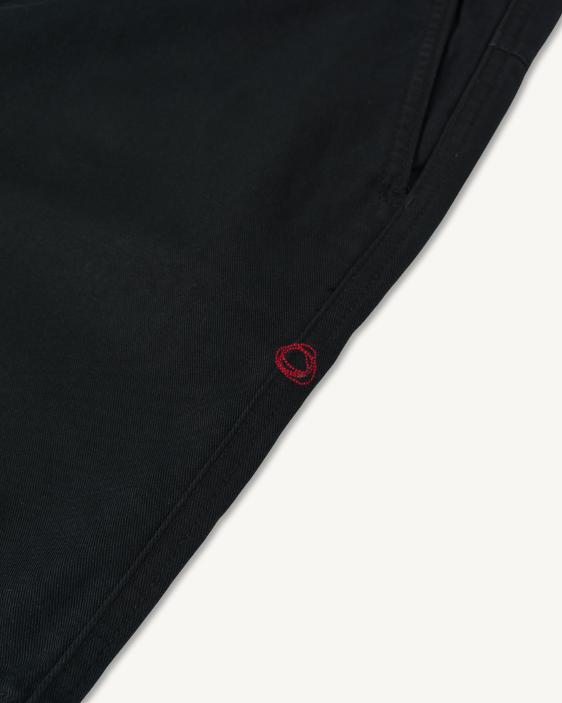 The Courier Short in Black Twill-Imperfects-Imperfects