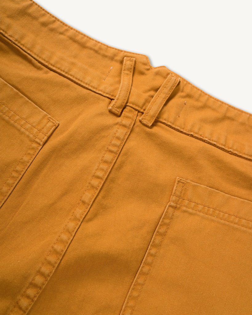 The Courier Short in Golden Brown Twill-Imperfects-Imperfects