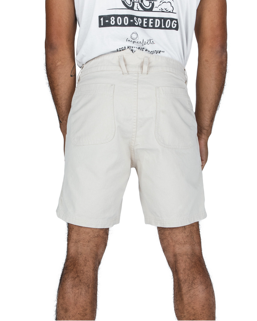 Imperfects - Courier Short in Natural Twill - Mens