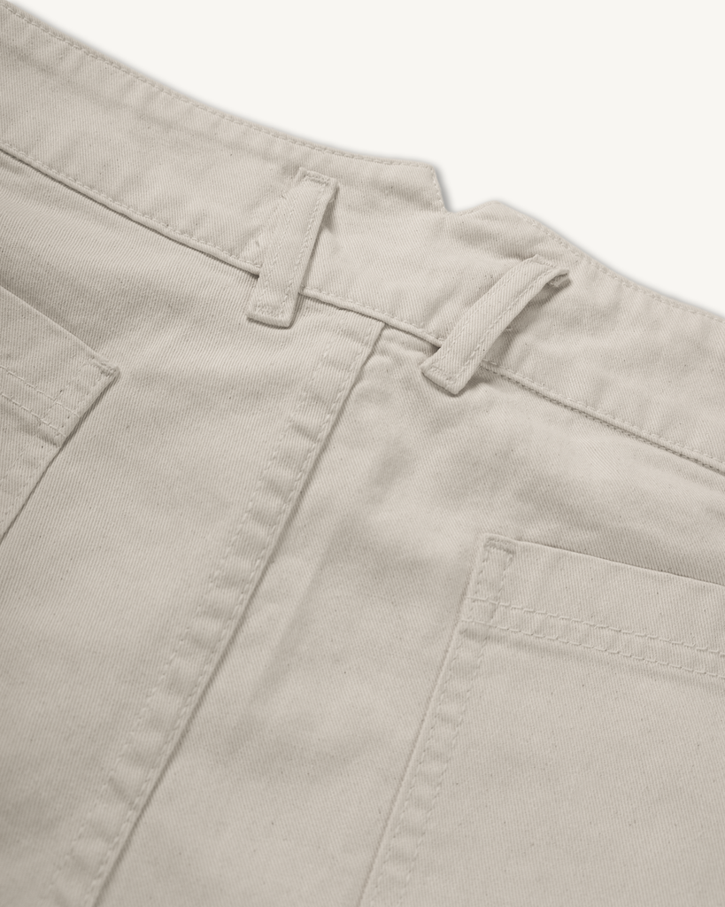 Imperfects - Courier Short in Natural Twill