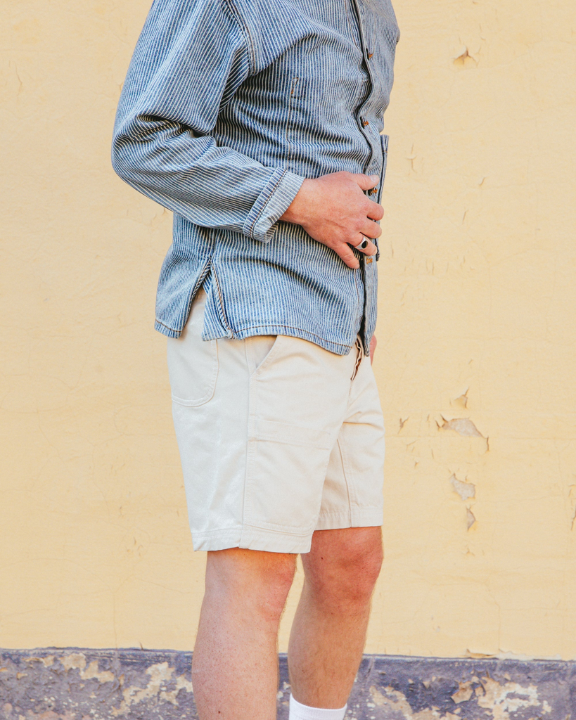 Imperfects - Courier Short in Natural Twill - Mens