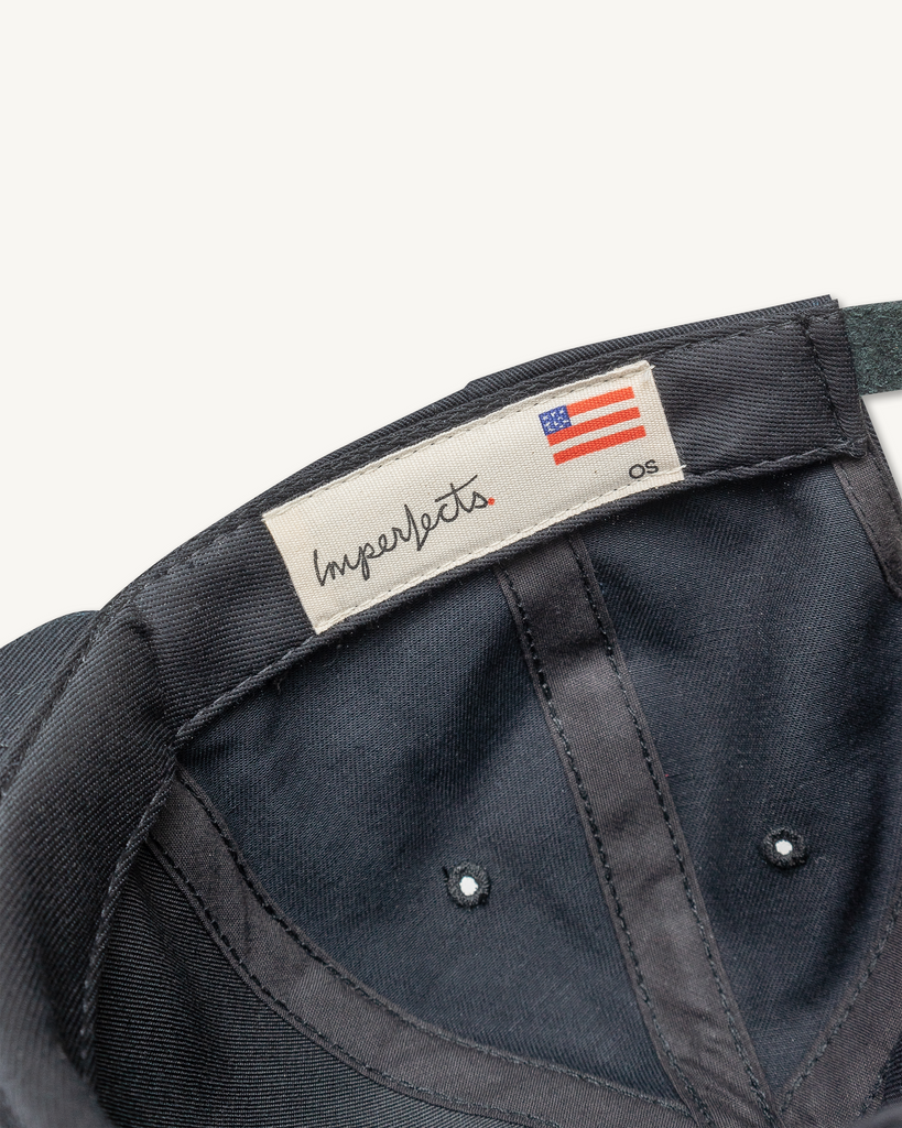 The Director’s Cap in Lynx Black Twill-Imperfects-Imperfects