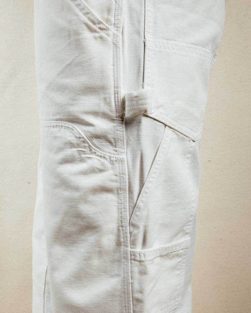 Imperfects - The Imperfects Dungarees in Raw Japanese Canvas - Mens