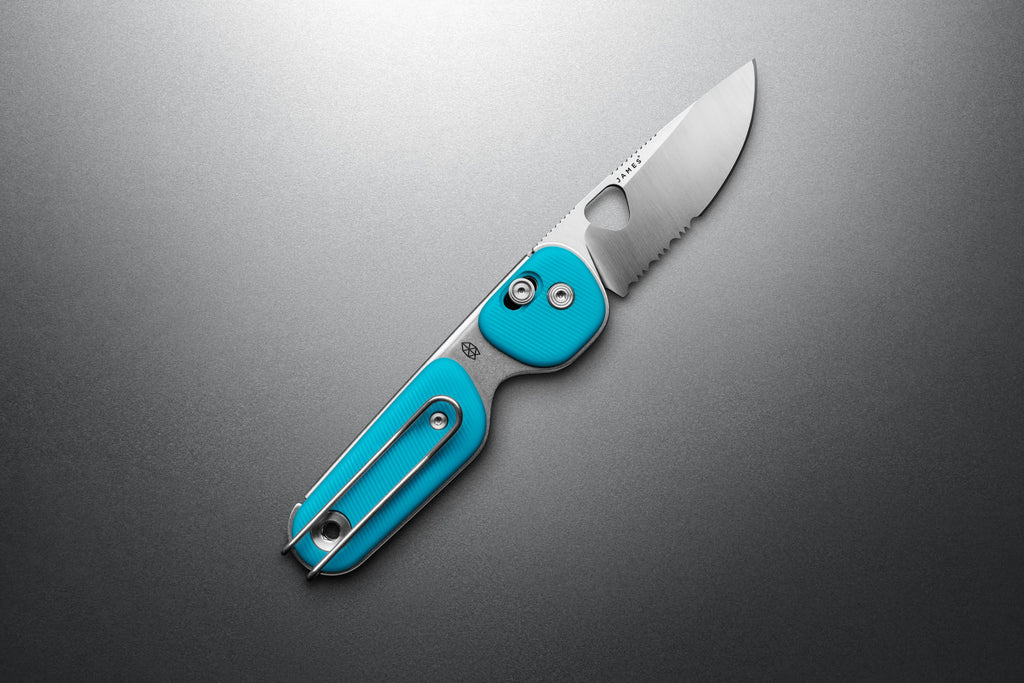 The Redstone Knife in Glacier + Stainless-James Brand-Imperfects