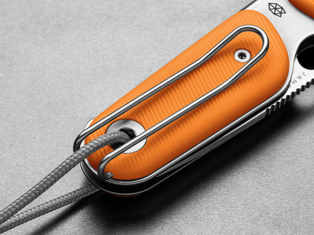 The Redstone Knife in Tangerine-James Brand-Imperfects