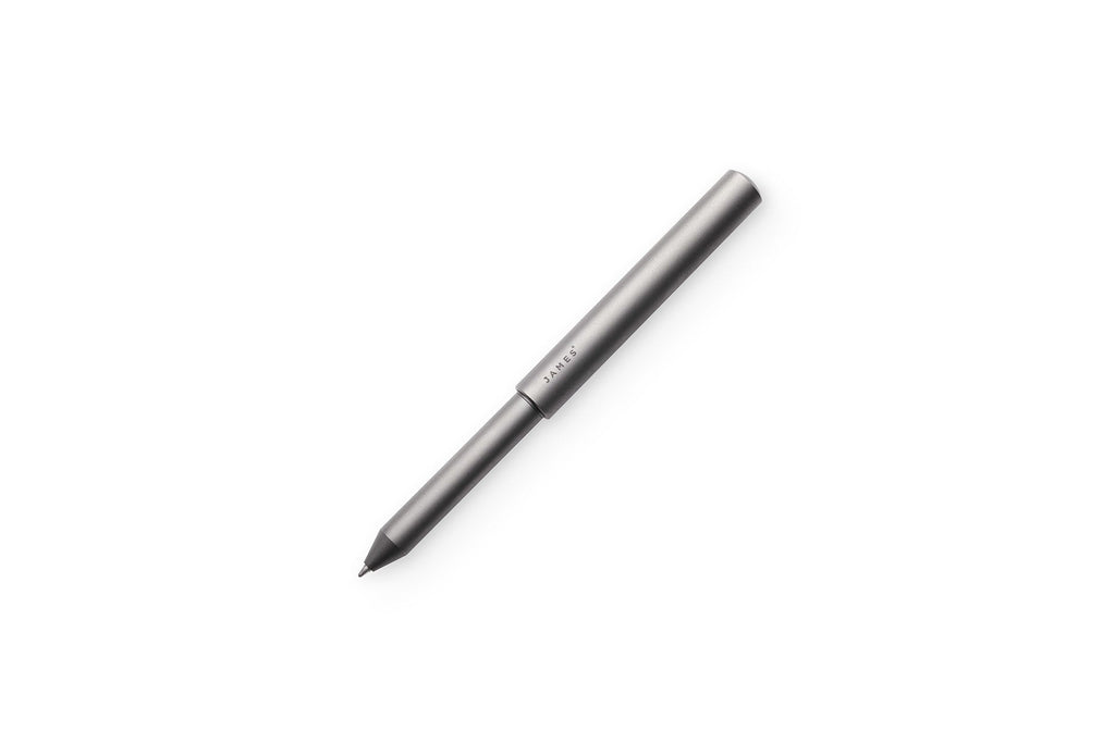 The Stilwell Pen in Titanium + Titanium-James Brand-Imperfects