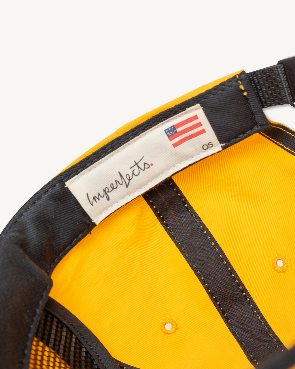 The Surf Cap | R.I.P. Bolts in Gold Taslan-Imperfects-Imperfects