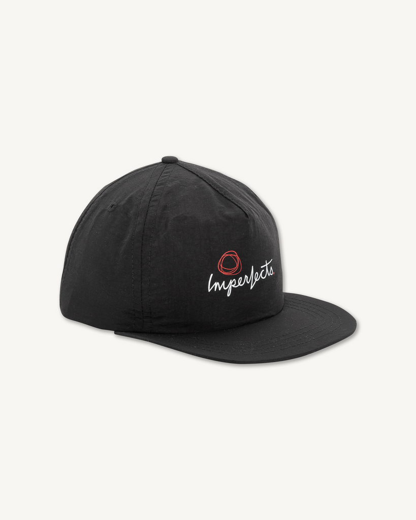The Surf Cap in Black Taslan-Imperfects-Imperfects