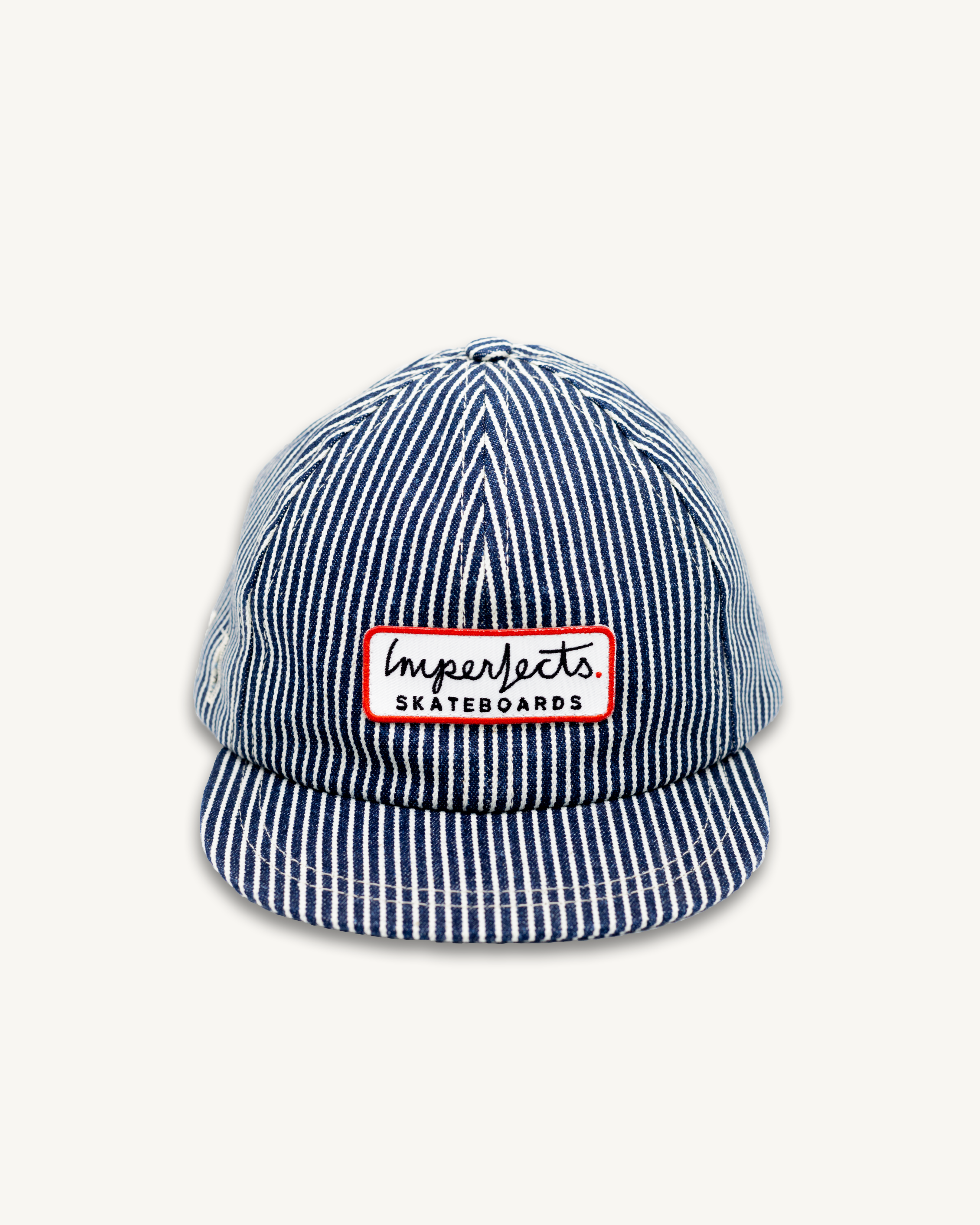 Imperfects - The Toyama Cap in Indigo Hickory Stripe | Skate Patch