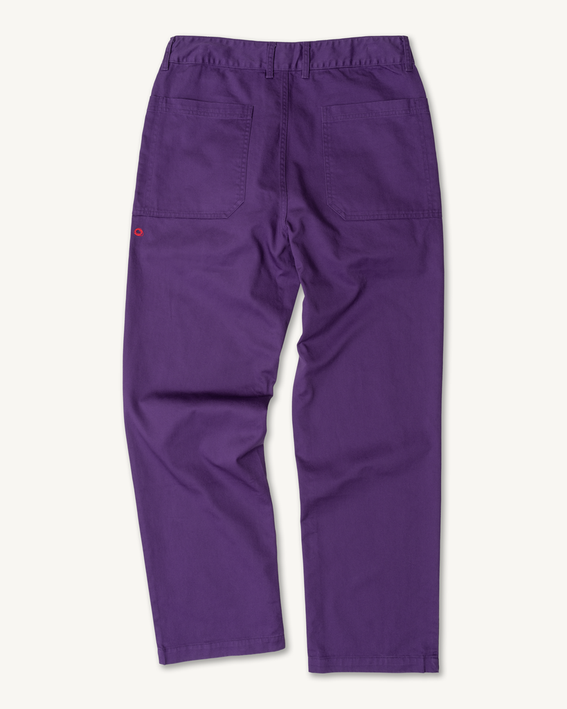 Imperfects - The Utility Chino in Purple Magic Twill