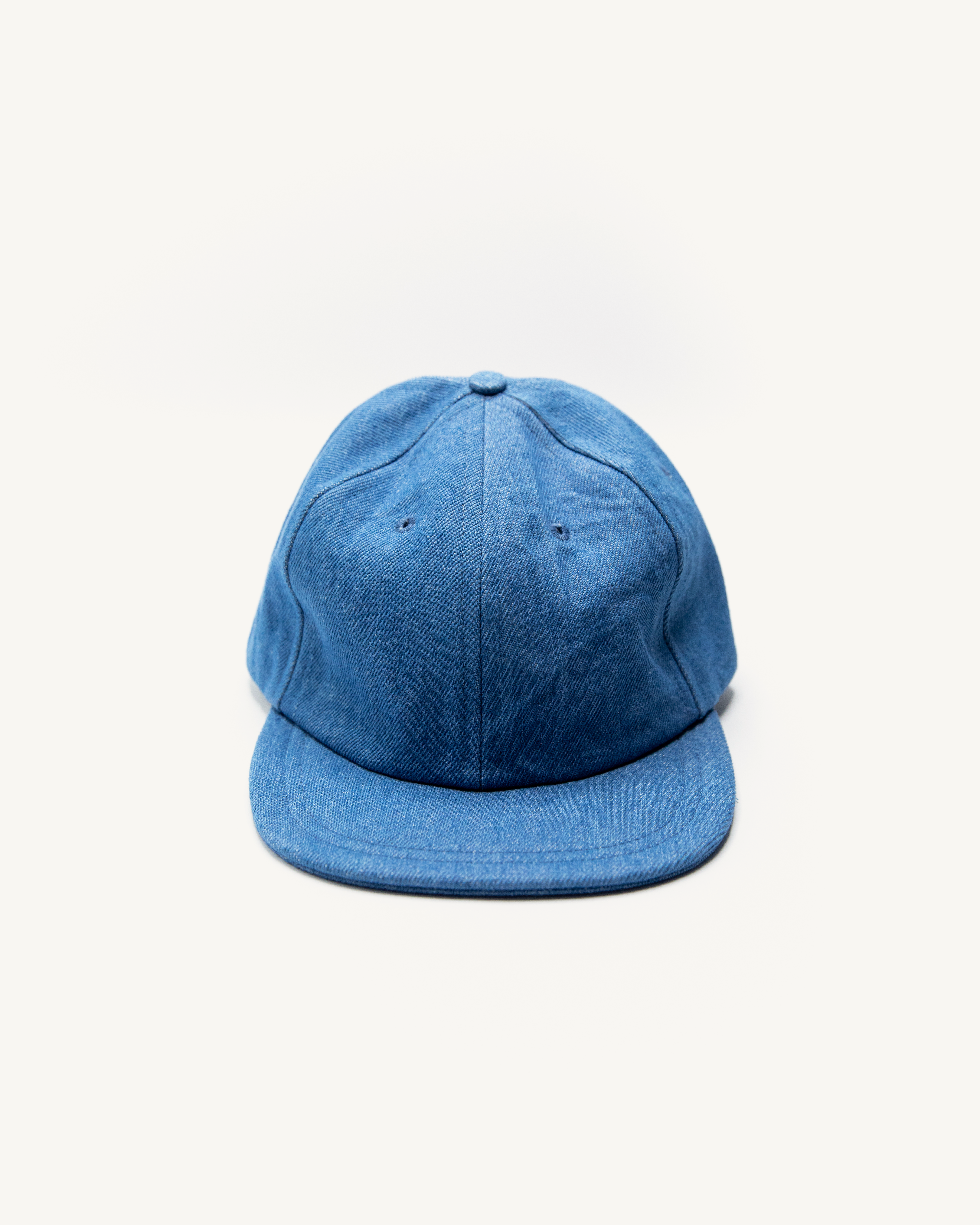 Toyama Cap in Sea Washed Denim-Imperfects-Imperfects