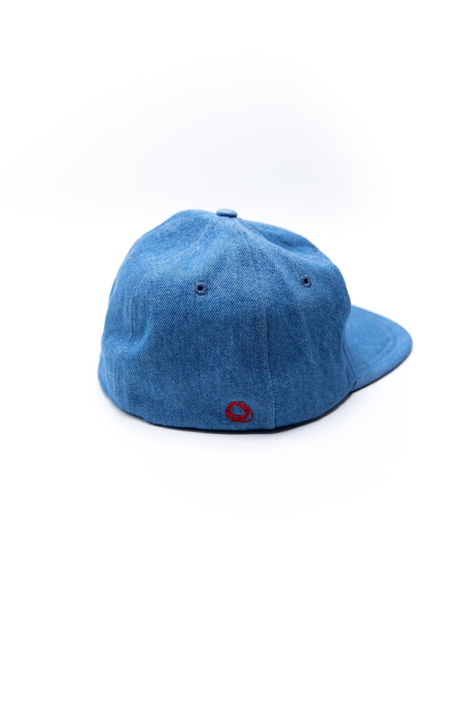 Toyama Cap in Sea Washed Denim-Imperfects-Imperfects